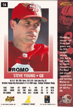 1996 Action Packed - Promos #16 Steve Young Back