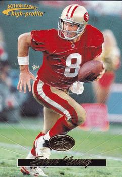 1996 Action Packed - Promos #16 Steve Young Front
