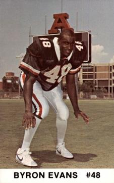 1986 Arizona Wildcats Police #NNO Byron Evans Front