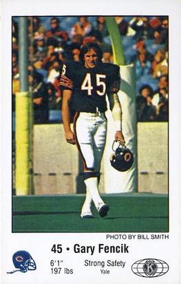 1981 Chicago Bears Police #NNO Gary Fencik Front