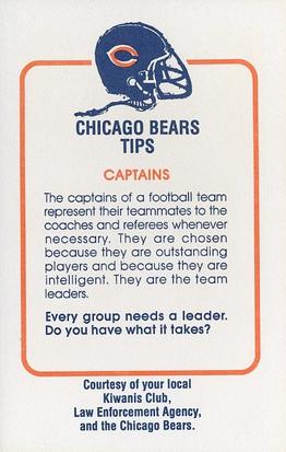 1981 Chicago Bears Police #NNO Roland Harper Back