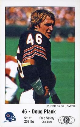 1981 Chicago Bears Police #NNO Doug Plank Front