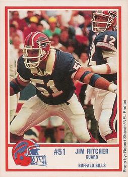 1989 Buffalo Bills Police #3 Jim Ritcher Front