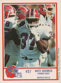 1989 Buffalo Bills Police #6 Nate Odomes Front