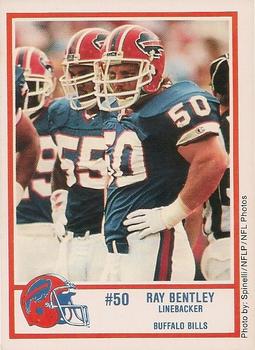 1989 Buffalo Bills Police #8 Ray Bentley Front