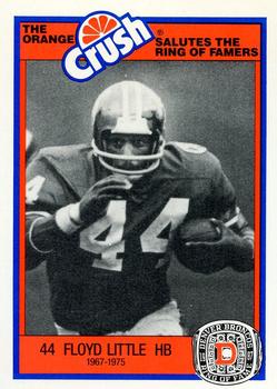 1987 Orange Crush Denver Broncos #7 Floyd Little Front