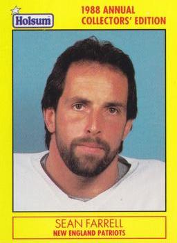 1988 Holsum New England Patriots #7 Sean Farrell Front