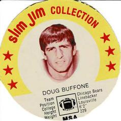 1978 Slim Jim #NNO Doug Buffone Front