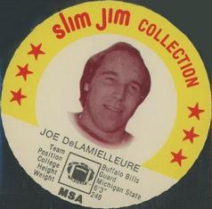 1978 Slim Jim #NNO Joe DeLamielleure Front