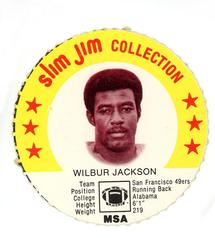 1978 Slim Jim #NNO Wilbur Jackson Front
