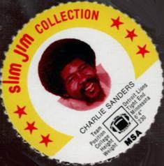 1978 Slim Jim #NNO Charlie Sanders Front