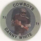 1983 7-Eleven Super Star Sports Coins #10 Danny White Front