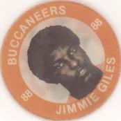 1983 7-Eleven Super Star Sports Coins #12 Jimmie Giles Front