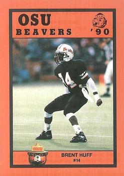1990 Oregon State Beavers Smokey #NNO Brent Huff Front