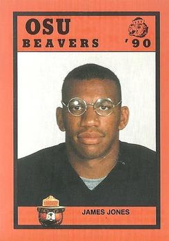 1990 Oregon State Beavers Smokey #NNO James Jones Front