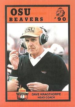 1990 Oregon State Beavers Smokey #NNO Dave Kragthorpe Front
