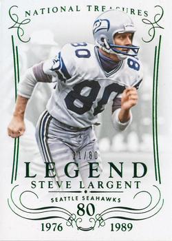 2014 Panini National Treasures - Century Numbers #148 Steve Largent Front
