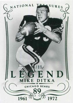 2014 Panini National Treasures - Century Numbers #156 Mike Ditka Front