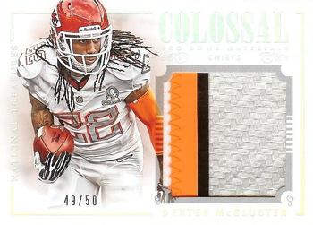2014 Panini National Treasures - Colossal Pro Bowl Materials Prime #CPB-DM Dexter McCluster Front