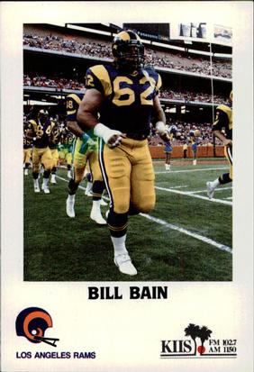 1985 Los Angeles Rams Police #NNO Bill Bain Front