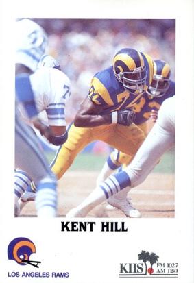 1985 Los Angeles Rams Police #NNO Kent Hill Front