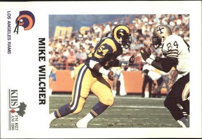 1985 Los Angeles Rams Police #NNO Mike Wilcher Front
