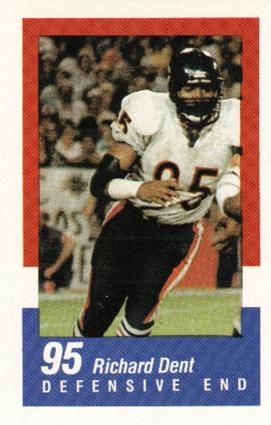 1986 Super Bowl Super Stars Police #6 Richard Dent Front