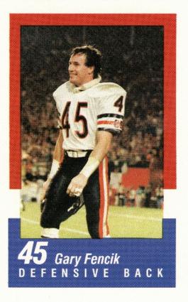 1986 Super Bowl Super Stars Police #5 Gary Fencik Front