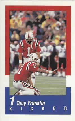 1986 Super Bowl Super Stars Police #11 Tony Franklin Front