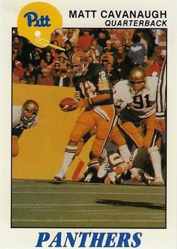 1989 Pittsburgh Panthers Greats #4 Matt Cavanaugh Front