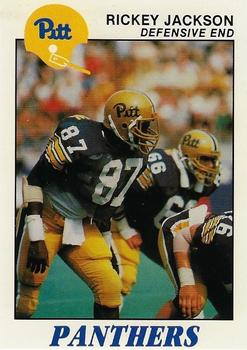 1989 Pittsburgh Panthers Greats #19 Rickey Jackson Front