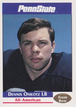 1991-92 Front Row Penn State Nittany Lions All-Americans #32 Dennis Onkotz Front