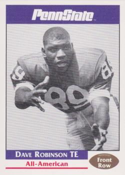 1991-92 Front Row Penn State Nittany Lions All-Americans #38 Dave Robinson Front
