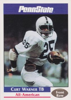 1991-92 Front Row Penn State Nittany Lions All-Americans #46 Curt Warner Front