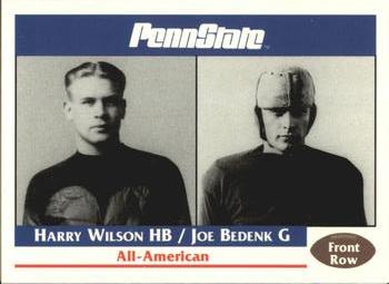 1991-92 Front Row Penn State Nittany Lions All-Americans #50 Harry Wilson / Joe Bedenk Front