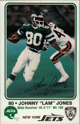 1981 New York Jets Police #80 Johnny 