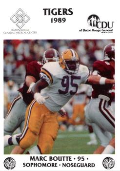 1989 LSU Tigers Police #5 Marc Boutte Front