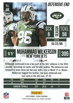 2015 Score #68 Muhammad Wilkerson Back