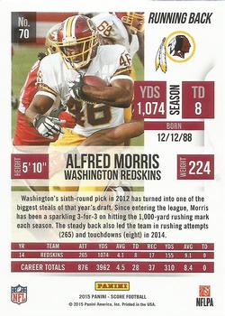 2015 Score #70 Alfred Morris Back