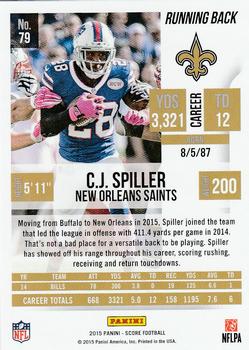 2015 Score #79 C.J. Spiller Back