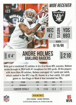 2015 Score #123 Andre Holmes Back