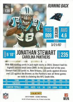 2015 Score #139 Jonathan Stewart Back