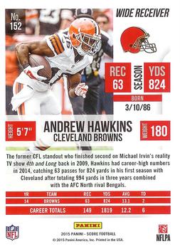 2015 Score #152 Andrew Hawkins Back