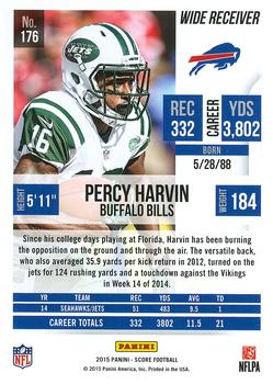2015 Score #176 Percy Harvin Back