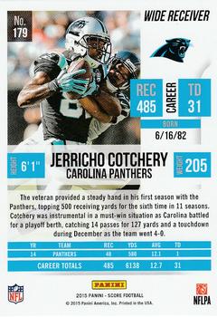 2015 Score #179 Jerricho Cotchery Back