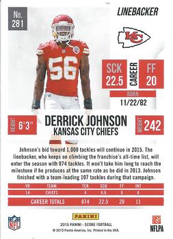 2015 Score #281 Derrick Johnson Back