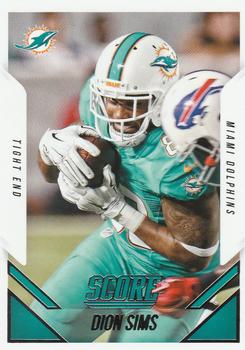 2015 Score #286 Dion Sims Front