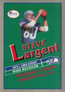 1989 Pacific Steve Largent #1 Steve Largent Front