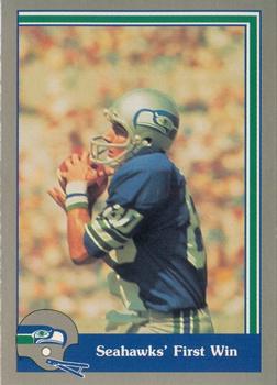 1989 Pacific Steve Largent #12 Seahawks First Win Front