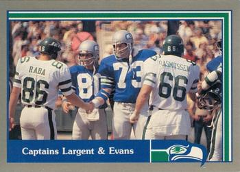 1989 Pacific Steve Largent #16 Steve Largent / Norm Evans Front